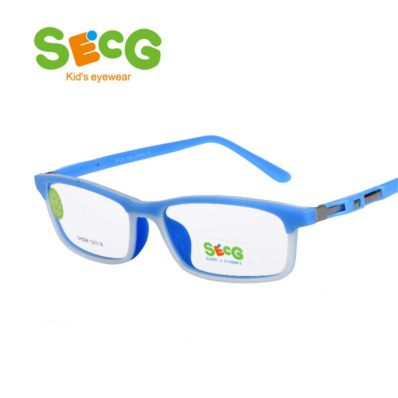 SECG Nette Weiche flexibel Optische freundlicher Brille Rahmen Silikon freundlicher Brille Brillen Myopie Hyperopie Oculos Brille