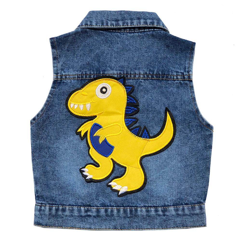 1-5Jahre freundlicher Kleinkind freundlicher Kleine Jungen Denim Weste Frühling Herbst Weste Mantel Outfit