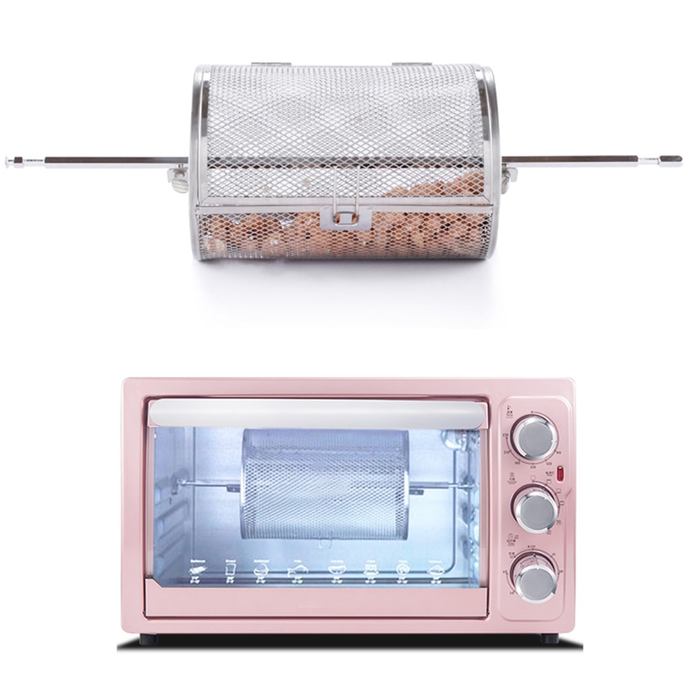 1 Stck Ofen Braten Korb Edelstahl Backen Dreh Muttern Bohnen Erdnuss KäFeige Grill Grill Backformen Für Küche Zubehör