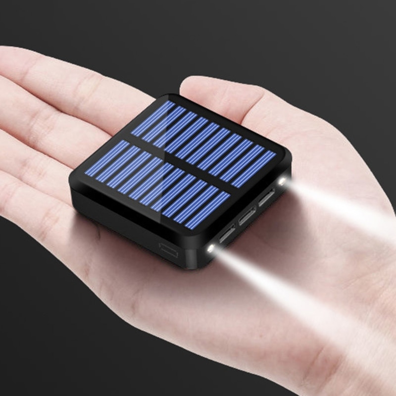 Mini Tragbare Solar- Energie Bank 10000 MAh Kleine Bequem Handy, Mobiltelefon Energie für Telefon 831F