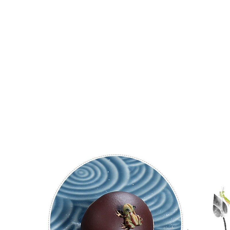 Kastanien Tee Haustier Lila Sand Tee Spielen einstellen Haustiere Chinesischen Gongfu Zubehör Hause Decortion Tee Haustier 7