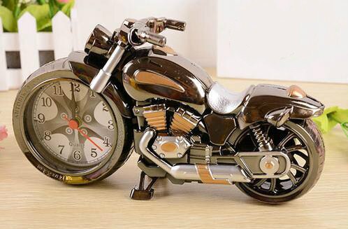 Kreative Simulation retro Motorrad Wecker Hause Motorrad Dekoration Wecker
