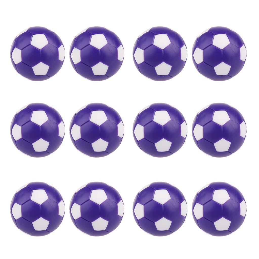 12Stck ABS TischfußBall FußBall Tisch Ball FußBall Tisch Bälle Kunststoff Fußbälle Für Tisch Sport Runde drinnen Spiele 36MM