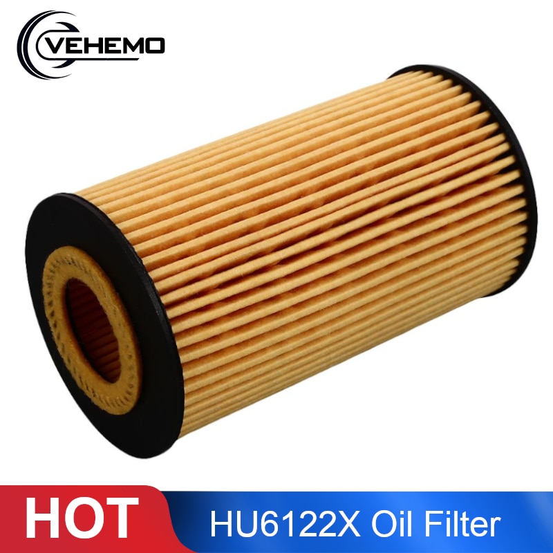 Vehemo HU6122X Auto Öl Filter Auto Öl Filter Auto Zubehör Öl Filter Passt Mehrere Modelle für Cruze Buick Auto Zubehör