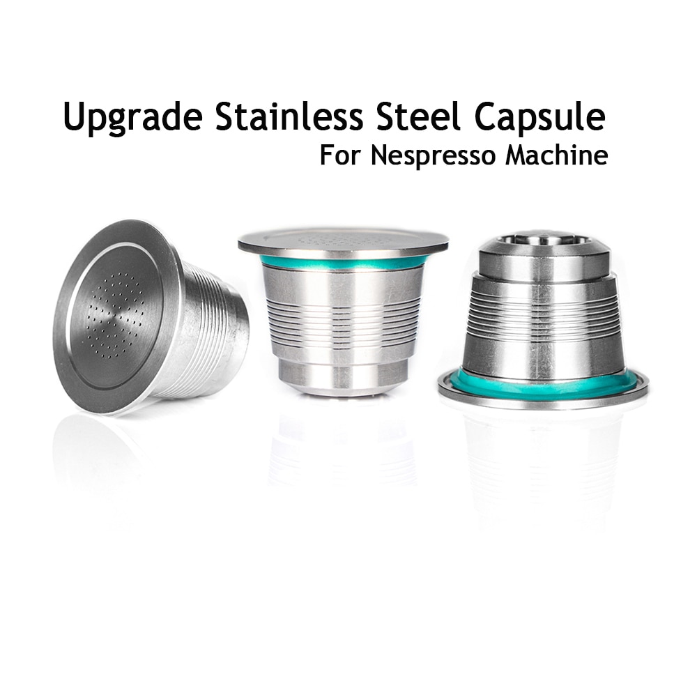 Nespresso Nachfüllbare Kapsel Edelstahl Kaffee Inox Cafe dauerhaft Kaffee Filter manipulieren Coffeeware Für Nespresso Maschinen