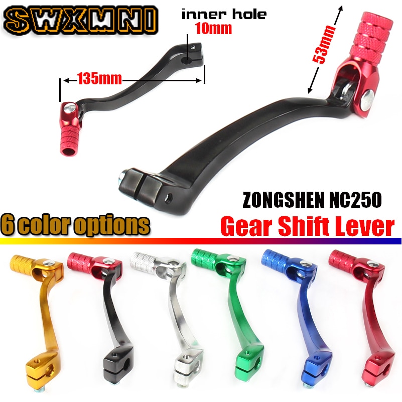 Motorrad CNC Falten Aluminium Schalthebel Schalthebel Für Motorrad ATV Schmutz Fahrrad Grube Fahrräder Getriebe Hebel Kayo