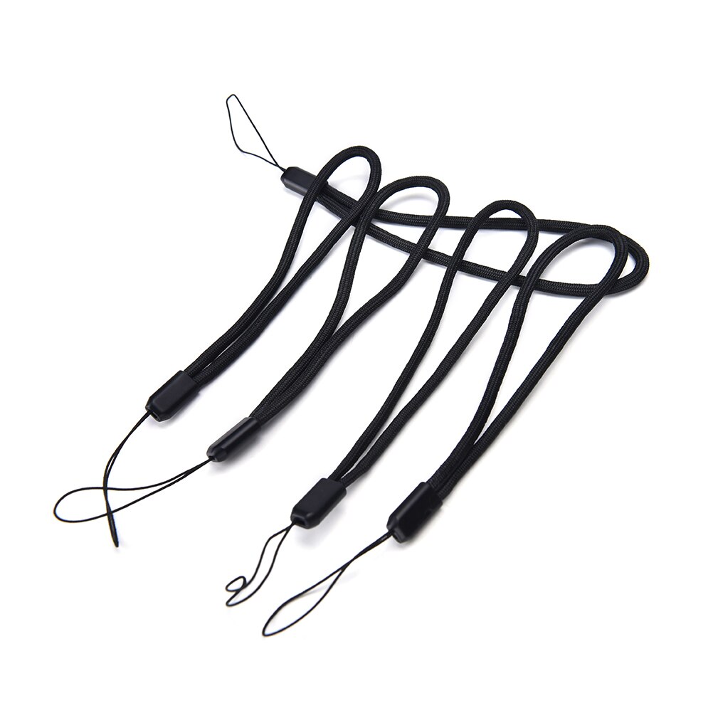 Neue 5x Schwarz Nylon Handgelenk Gurt Schlüsselband für praktisch/iPod/USB/mp3/ mp4