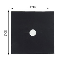 4 Stck wiederverwendbar Blatt Gas Herde Liner Schutz Abdeckung Gasherd Ofen Schutz Pad (27x27 CM) p7ding