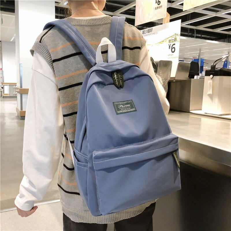 Frauen Rucksack Nylon Rucksack Wasserdicht Schule Tasche Für Teenager Mädchen Schulter Tasche Weibliche Mochilas Mujer Rucksack Bagpack