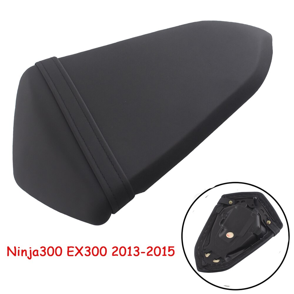 Motorrad Hinten Passagier Kissen Sozius Sitz Pad Leder Sitz Sozius Für Kawasaki Ninja300 EX300