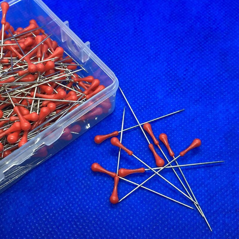 100Stck/Kasten 42mm Runde Perle Kopf Schneiderei Stifte Hochzeiten Korsage Floristen NäHenne Nadeln Sicherheit Stift NäHenne Werkzeuge zubehör
