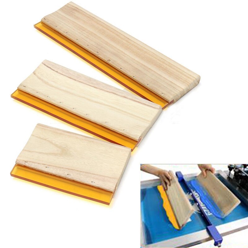 3 Stck Siebdruck Rakel Tinte Scaper kratzen Bord Werkzeuge 16cm 24cm 33cm
