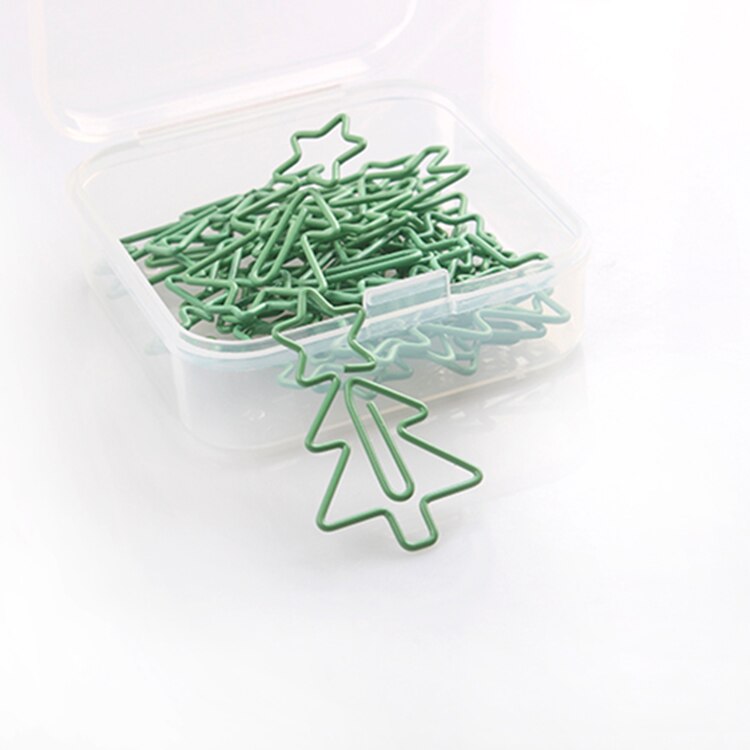 Stern auf Weihnachten Baum geformt Papier Clips Kreative Planer Clips Büroklammern Papier Clips Dekorative Paperclip Schreibwaren Clips