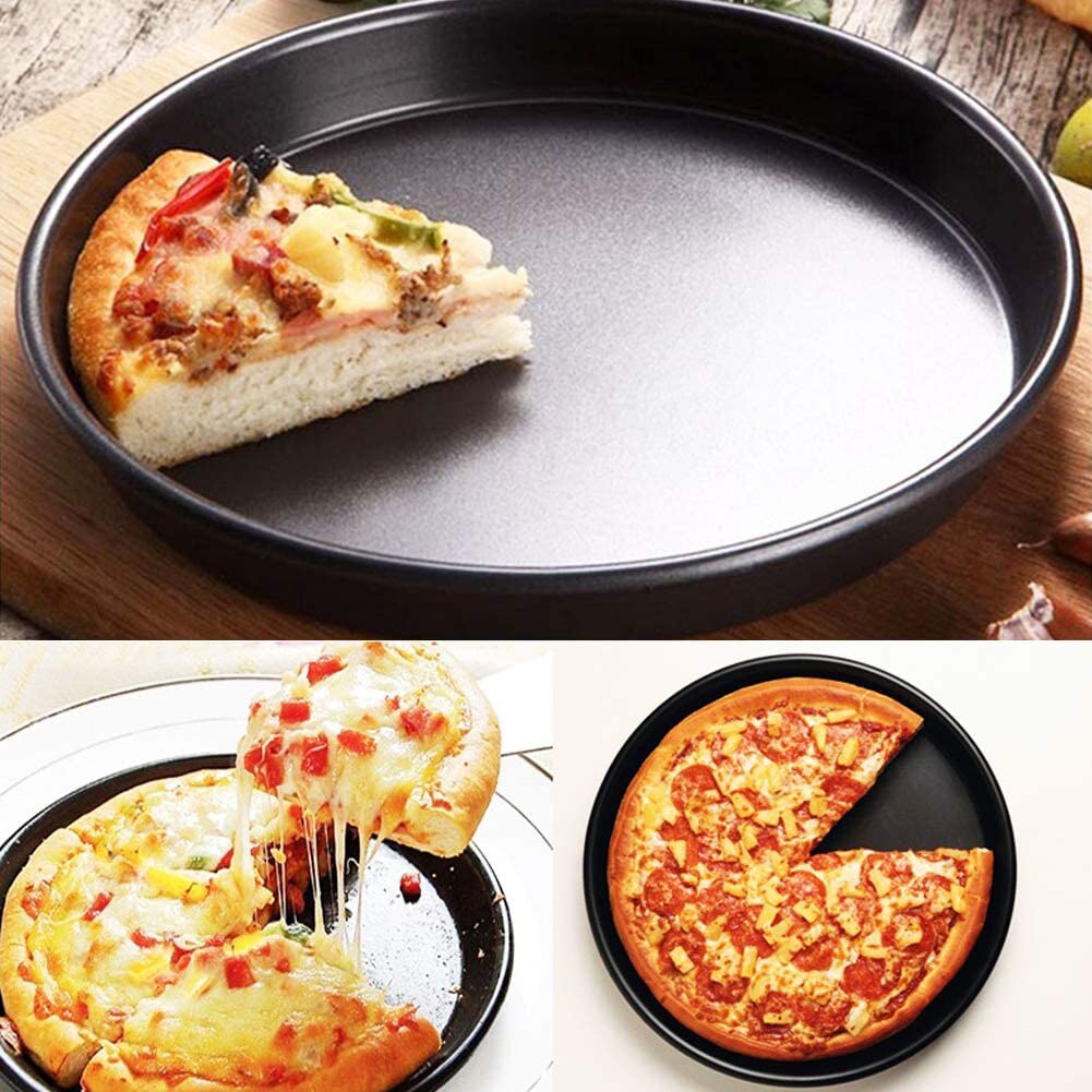 kreisförmig Kochgeschirr Steak Platte Kohlenstoff Stahl nicht-Stock Braten Pfanne Bakeware Küche Werkzeug DIY nicht Stock Pfanne Backen Lieferungen