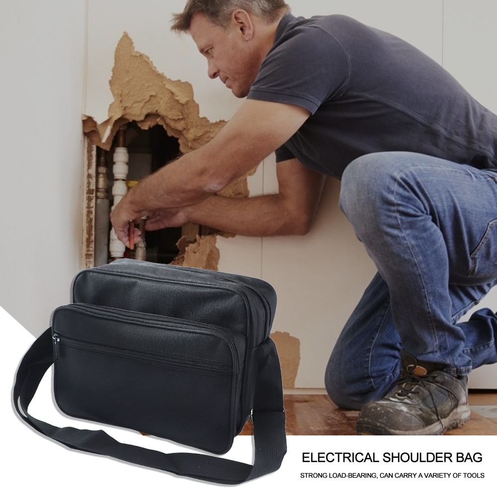 Tragbare Tragen-beständig Werkzeug Tasche Multi-funktion Hardware- Elektriker Toolkit Metall Werkzeuge Bausatz Teile Hardware- Veranstalter