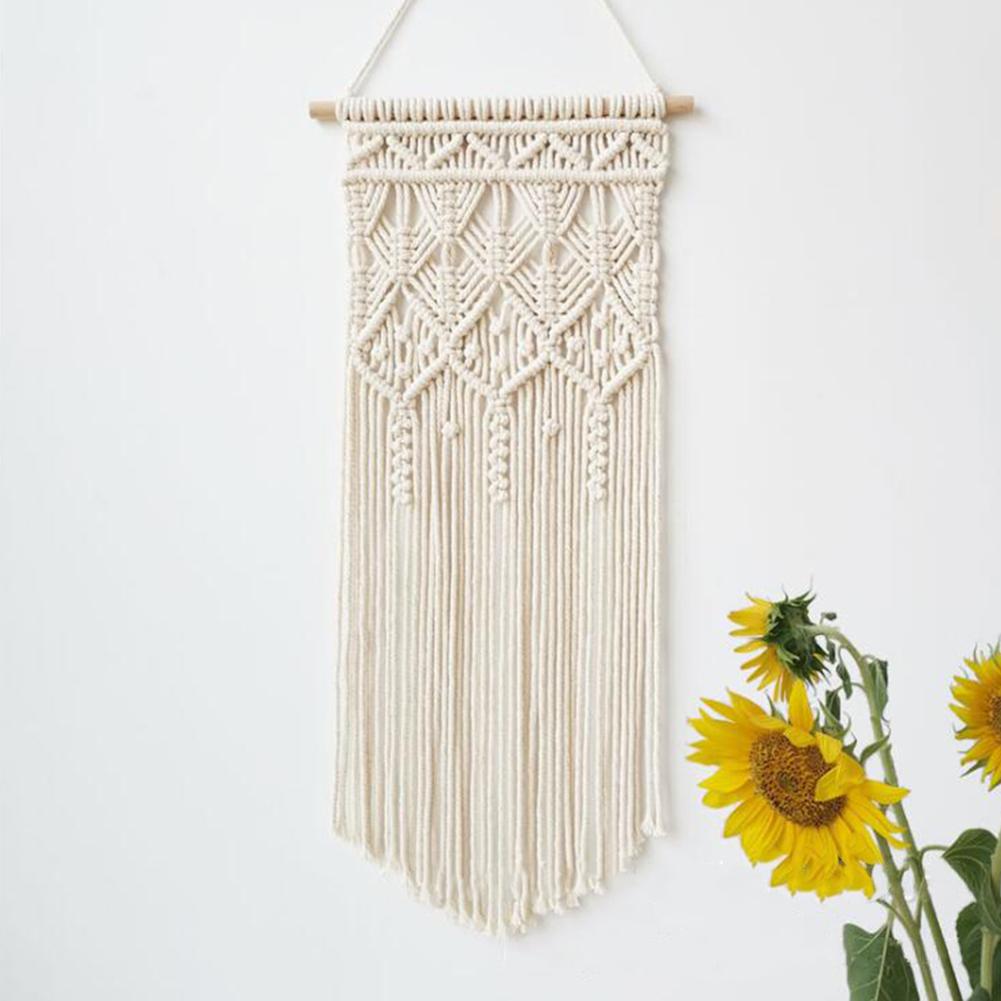 Macrame Boho Wandteppich Hängen Hand-gewebt Hause Dekoration Zubehör nordisch Kunst Quaste Wohnung Wohnheim Zimmer Dekoration