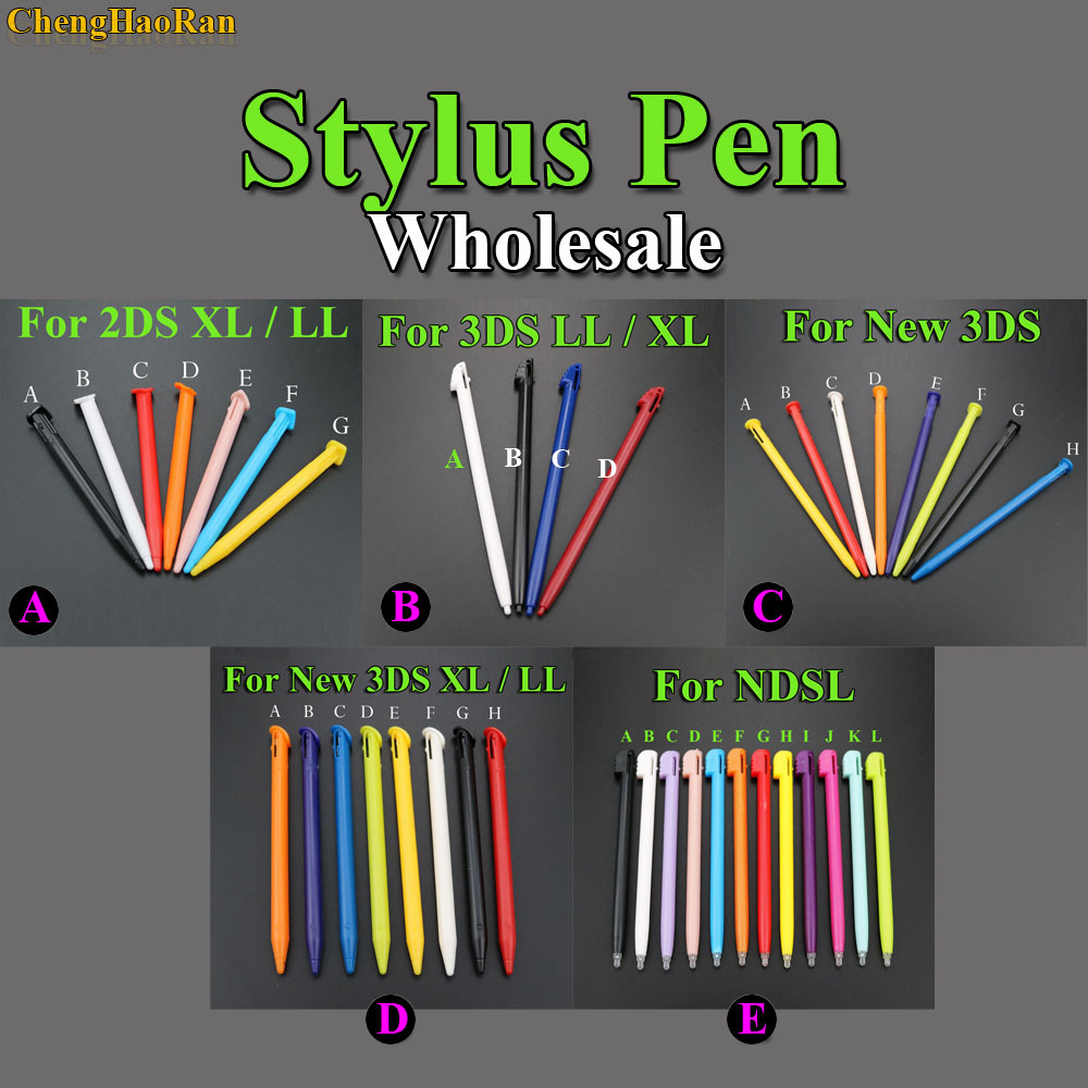 ChengHaoRan Mischen Für NDSL Kunststoff Touchscreen Stift Stift Für Neue 2DS XL LL Neue 3DS LL XL Spiel zubehör Für NDSi