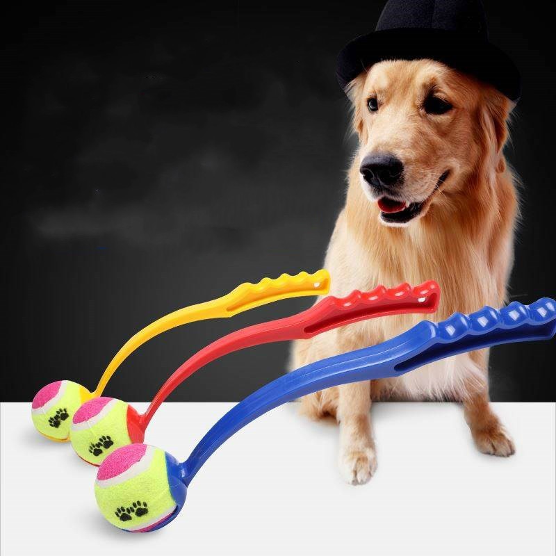 WolFAce 1 stücke Sport Startprogramm Hund Spielzeug Ball Werfer Haustier Ausbildung Interaktive bringen Werfen Spielzeug Ball Startprogramm Haustier Liefert