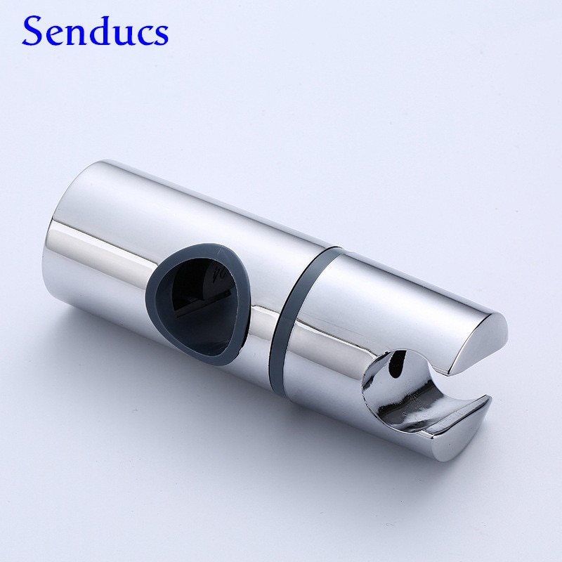 Dusche Montage Klammern Senducs Chrom Poliert Hand Dusche Halfter mit 24mm Runde Dusche Halfter Kunststoff Klammern