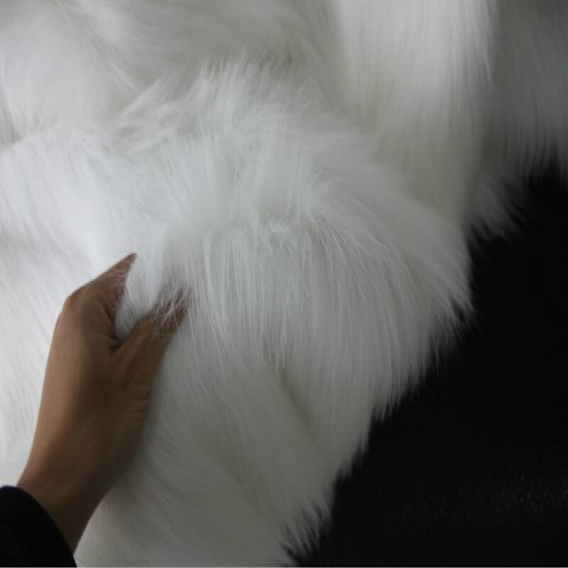 9cm Reine weißes ist hingefallen plüsch stoff für cospaly zeigen kostüm schmuck schrank tisch tuch anker hintergrund tuch decke