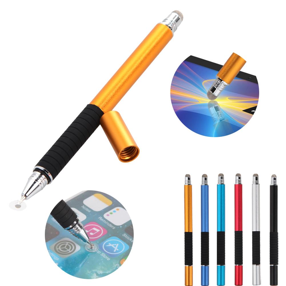 2 in1 Präzision Kapazitiven Stift Telefon Tablette Bildschirm berühren Stift Telefon Stahl Stift hoch-Präzision Malerei Zeichnung Stift Für iPhone