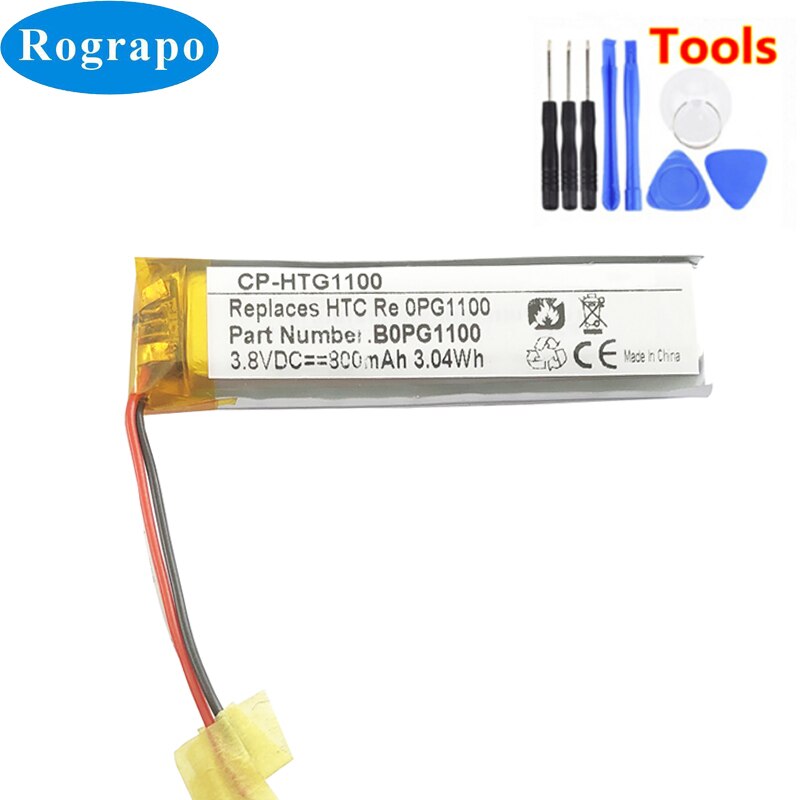 Neue Batterie Für HTC betreffend B0PG1100 Digital Kamera Akkumulator 3,8 V 800mAh Ersatz Batterie 2-draht + werkzeuge