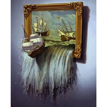 DIY Diamant Malerei Stiefel landschaft Volle Bohrer Landschaft Diamant Stickerei Kreuz Stich Zeichnung Kristall Malerei für Wohnkultur