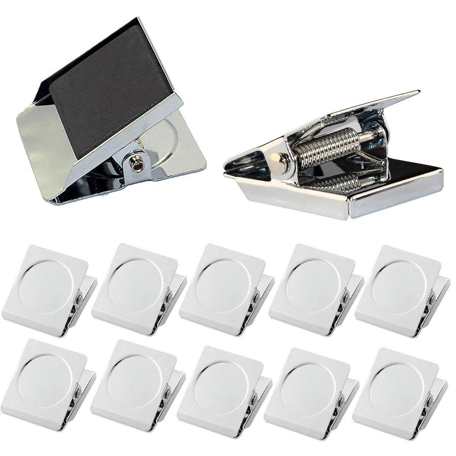Magnetische Clips,12 Stck Platz Kühlschrank Magnetische Haken Clips, Kühlschrank Magneten Kühlschrank Magnet Büro Magneten Foto Magneten