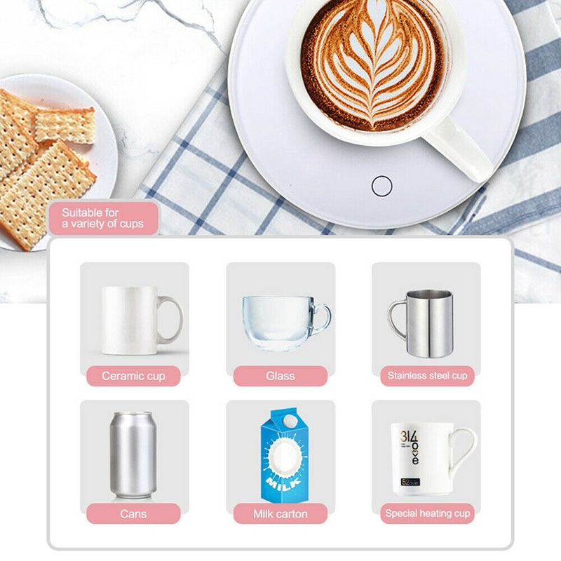 USB Tasse Wärmer Pad tragbar Kaffee Becher Heizung Getränk Tee Becher behalten warm Heizung