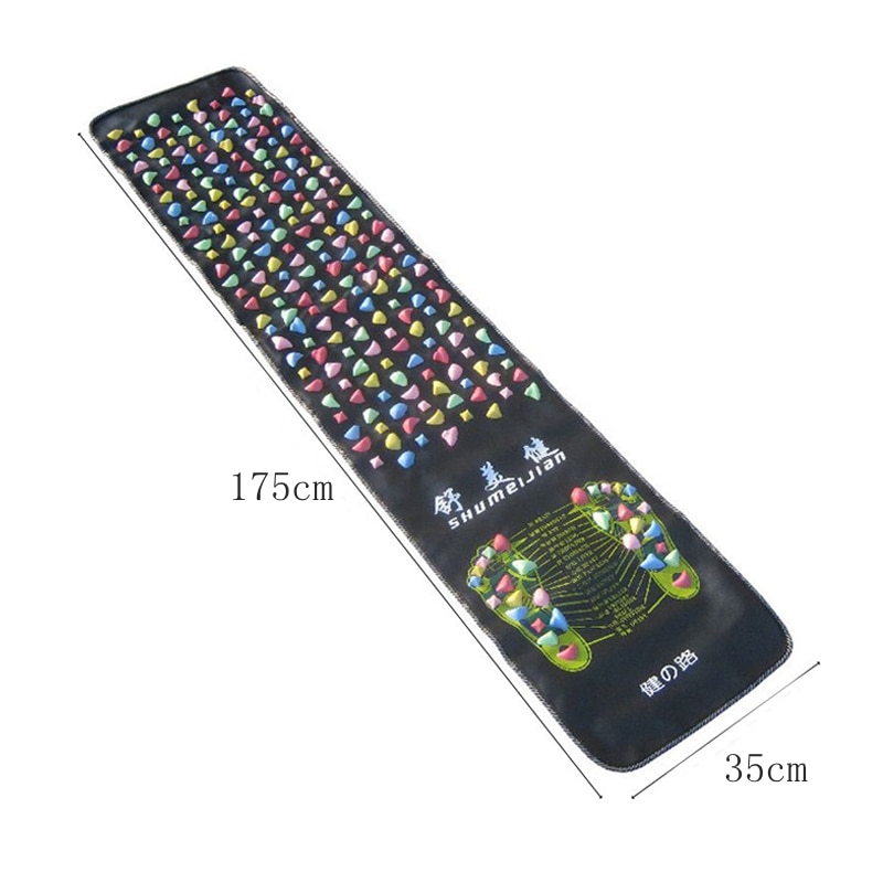 Simulation Kopfstein Fuß Massage matt Hause Bequem Fuß Massage Kissen Kies Straße Massage matt 35/70/120/140/175cm * 35cm