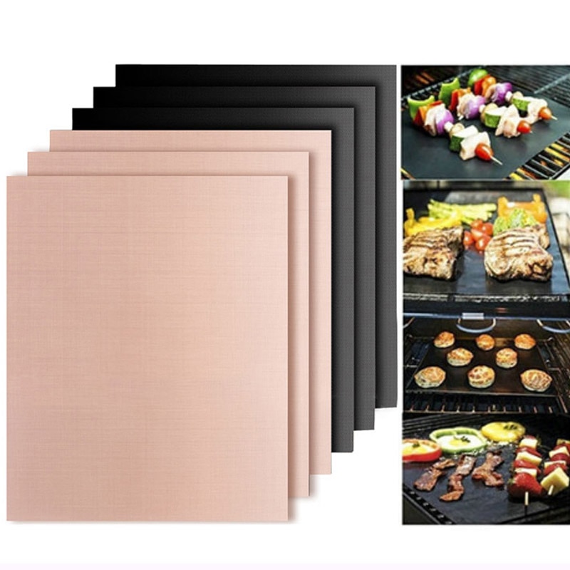 tun nicht Stock Pad glas fiber nicht-Stock Grill Matte matt Lebensmittel Klasse Grill Kochen Werkzeug Kochen Blätter 40*33cm