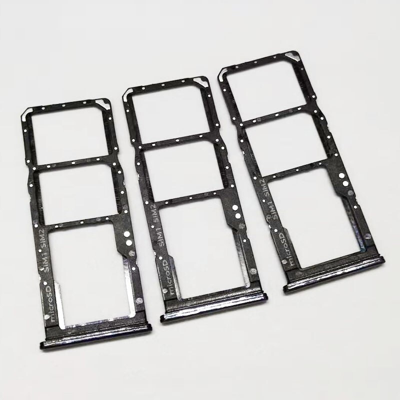 10 teile/los Für SamSung Galaxis A60 A70 A80 A90 SIM Karte Slot SD Karte Tablett Halfter Adapter