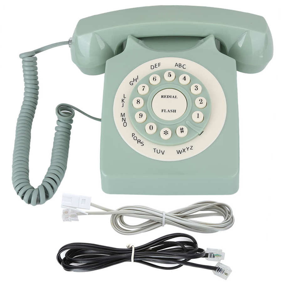 retro Jahrgang Telefon Antiken Europäischen Stil Alte Telefon Schreibtisch fest Verdrahtete Telefon Festnetz Telefon für Heimat Sekretariat Geschäft Hotel