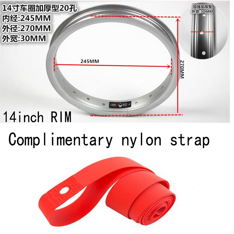 14 zoll fahrrad FELGE 20/28/36 See falten selbst Rand elektrische fahrrad FELGE Rad einstellen zubehör 14*1.5/1.75/1.95/2,125 reifen