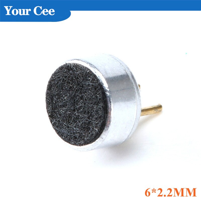 50 stücke 6*2,2mm Kondensator Elektret-mikrofon wählen-hoch MP3 Mikrofon Empfindlichkeit Kapazitive MIC für PC Telefon MP3 MP4