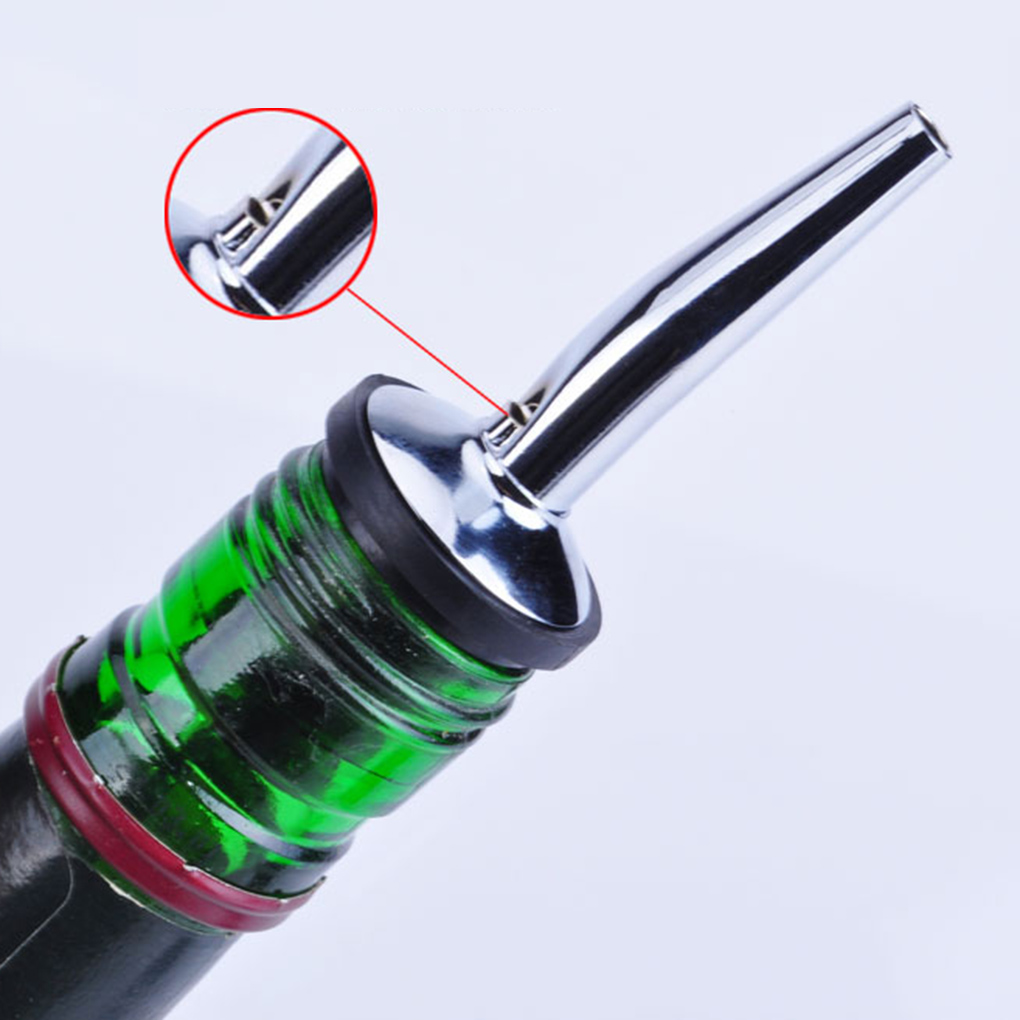 Neue 3 stücke Wein Ausgießer Kegel Auslauf Geschwindigkeit Ausgießer Edelstahl Tüllen mit Gummi Stopper Spritzen nachweisen wein mund