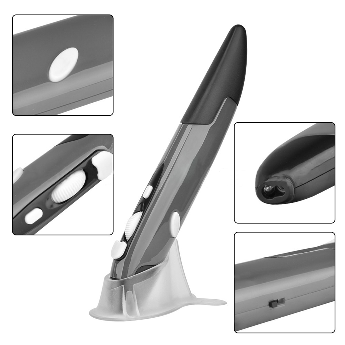 SOONHUA optisch Kuli Maus USB kabellos Kuli Maus Tasche Handschrift Kuli Maus Mit USB Empfänger Und Stand Für PC Laptop