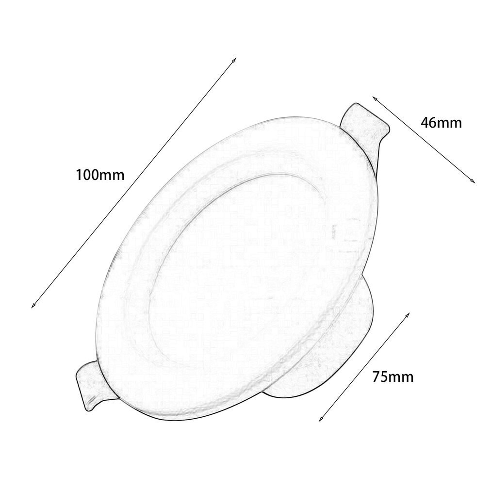 neue 3W/5W Super Helle LED-deckenleuchte spülen Montieren Hause Beleuchtung Anti-Blendung Wohnzimmer zimmer Dekor Lampe Anti-nebel Hotel Lampe
