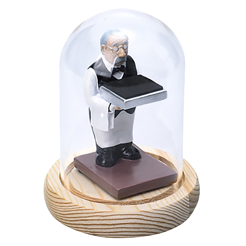 Harz Uhr Stehen Individualität Alte Haushälterin Uhr Lagerung Boxen fallen Uhr Anzeige fallen Schmuck Organizer Schwarz