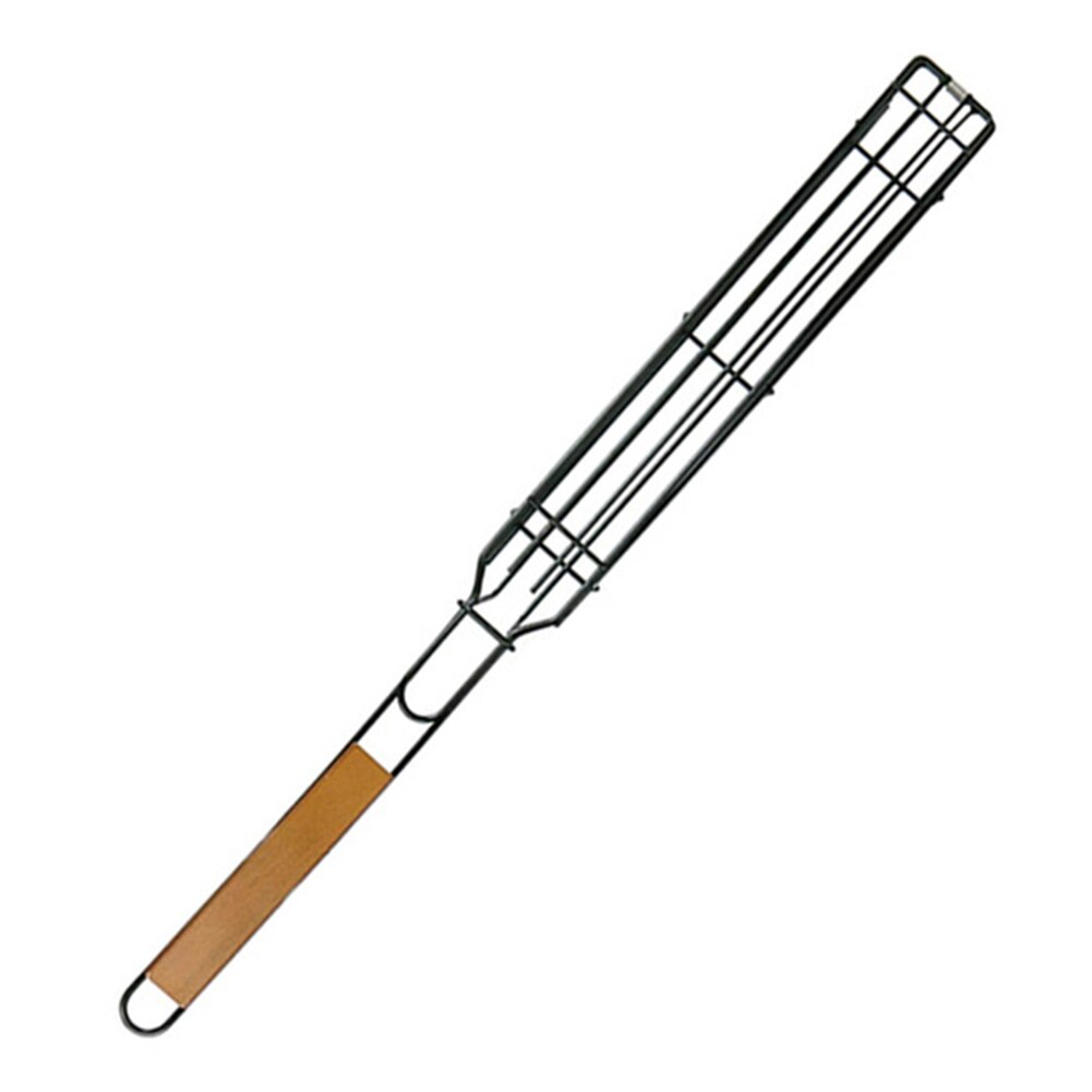 Metall Netz Holzkohle Nicht-Stock Grill Körbe BBQ Skep Grill Netz Wurst Grill Korb Braten