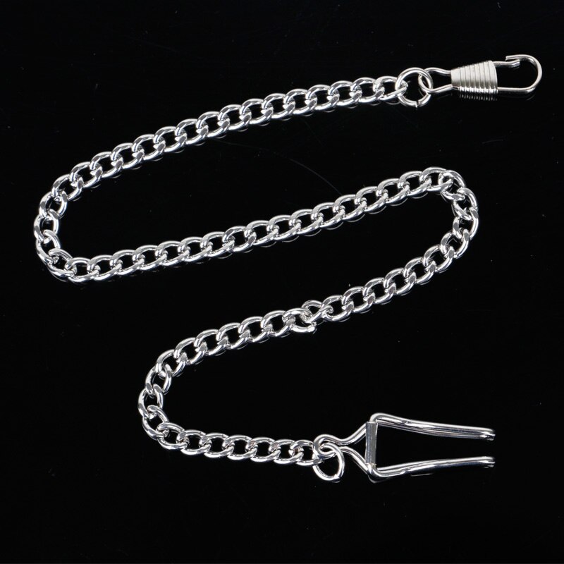 Silber/Bronze-/Schwarz/Gold Edelstahl Kette für Albert Anhänger Tasche Uhren Halfter Quarz Taschenuhr Anhänger ketten