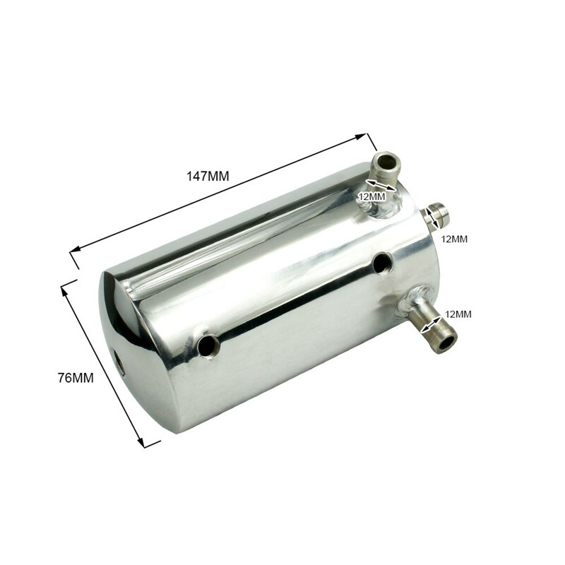 Universal- Verschnaufpause Panzer & Öl Fangen Können Panzer mit Entlüftungsfilter Auto Rennen Motoröl Fangen Können Reservoir Verschnaufpause 0,5 L