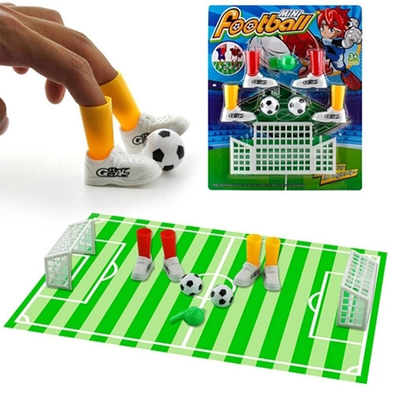 Finger FußBall Spielzeug Mini Tabletop FußBall Arkade Ideal Party Spiele Finger FußBall Spiel Lustige Finger Spielzeug Spiel setzt Mit Zwei ziele