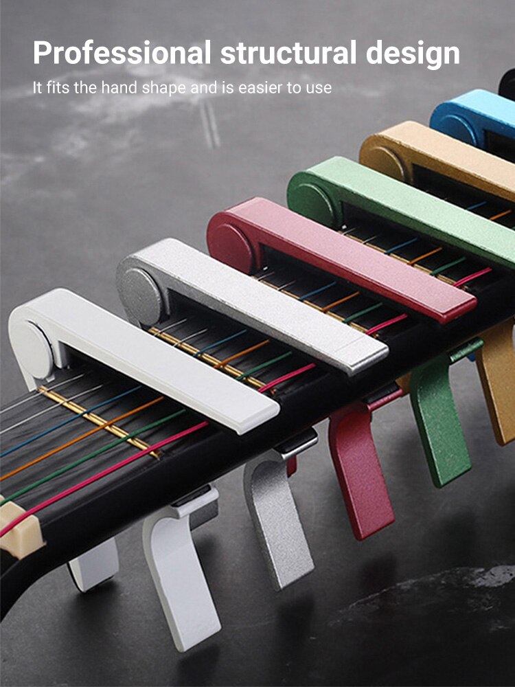 Universal- Metall Gitarre Capo Gitarre Zubehör Schnell Ändern Klemme Schlüssel Aluminium Legierung Metall Akustische Klassische Für Gitarre Teile
