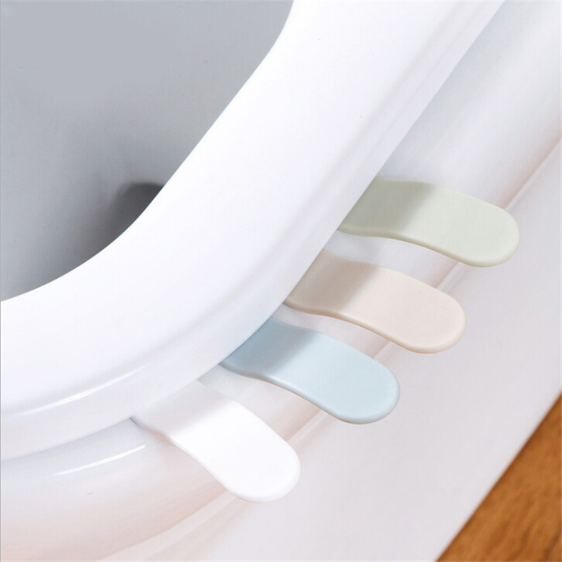 1pc Tragbare Faltbare Schlecht Sitz Wc Sitz Heber Wc Sitz Abdeckung Griff Vermeiden Berühren Hause Schlecht Hygienisch Sauber Lieferungen