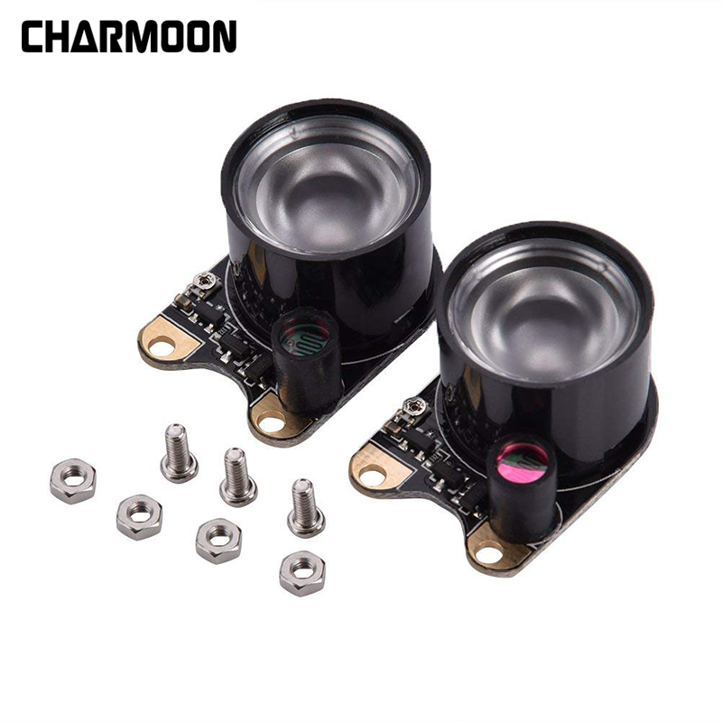 2 Stck Kamera Modul Infrarot LED Licht, 3 W IR Infrarot Nachtsicht Kamera Licht für Himbeere Pi 3 Null Kamera
