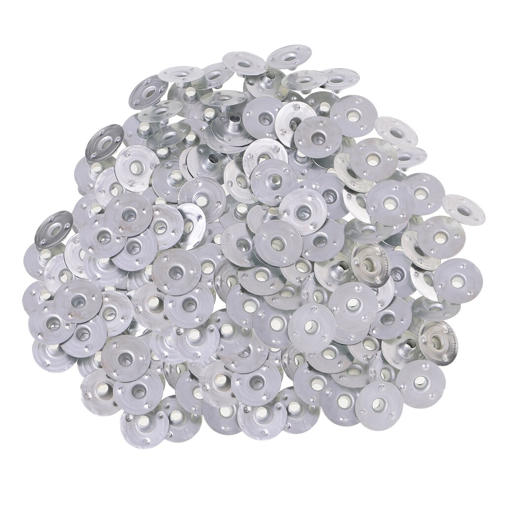 500 stück Silber Metall Tee Lichter Kerze Docht Sustainers Dochte Tab Basis Kerze, Der Zubehör 12,5 x3mm