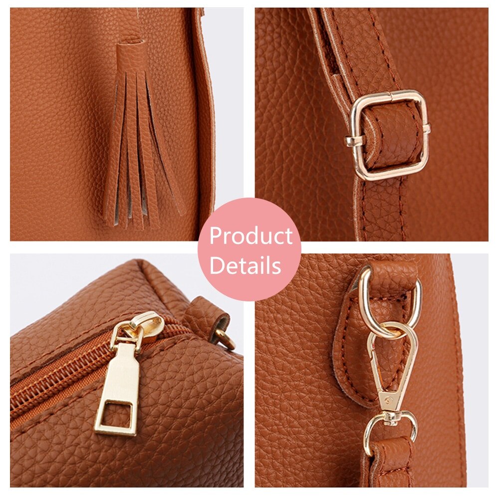 Dame Hand Tasche Frau Tasche Weibliche Handtasche Tote Tasche einstellen Frau Bote Schulter Tasche Dame Geldbörse Schild Kupplung Hand Tasche einstellen