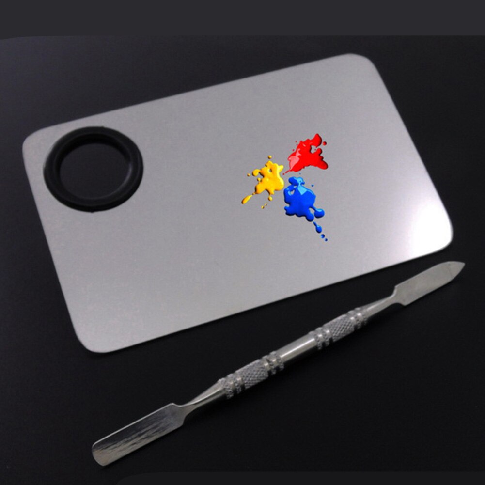 Kunst Liefert Nagel Kunst Edelstahl Schule Öl machen-hoch Stange Spachtel Palette Mischen Farbe Malerei Aquarell Zeichnung Werkzeuge