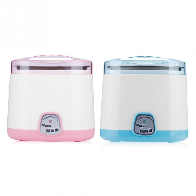 Haushalt ElectricYogurt Maschine Mini Automatische DIY Joghurt Maschine Hersteller Edelstahl Innen Behälter 220 V